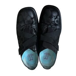 Thierry Rabotin Lena Black Casual Leather Loafers Sneakers EU 41.5 US 10 Women’s